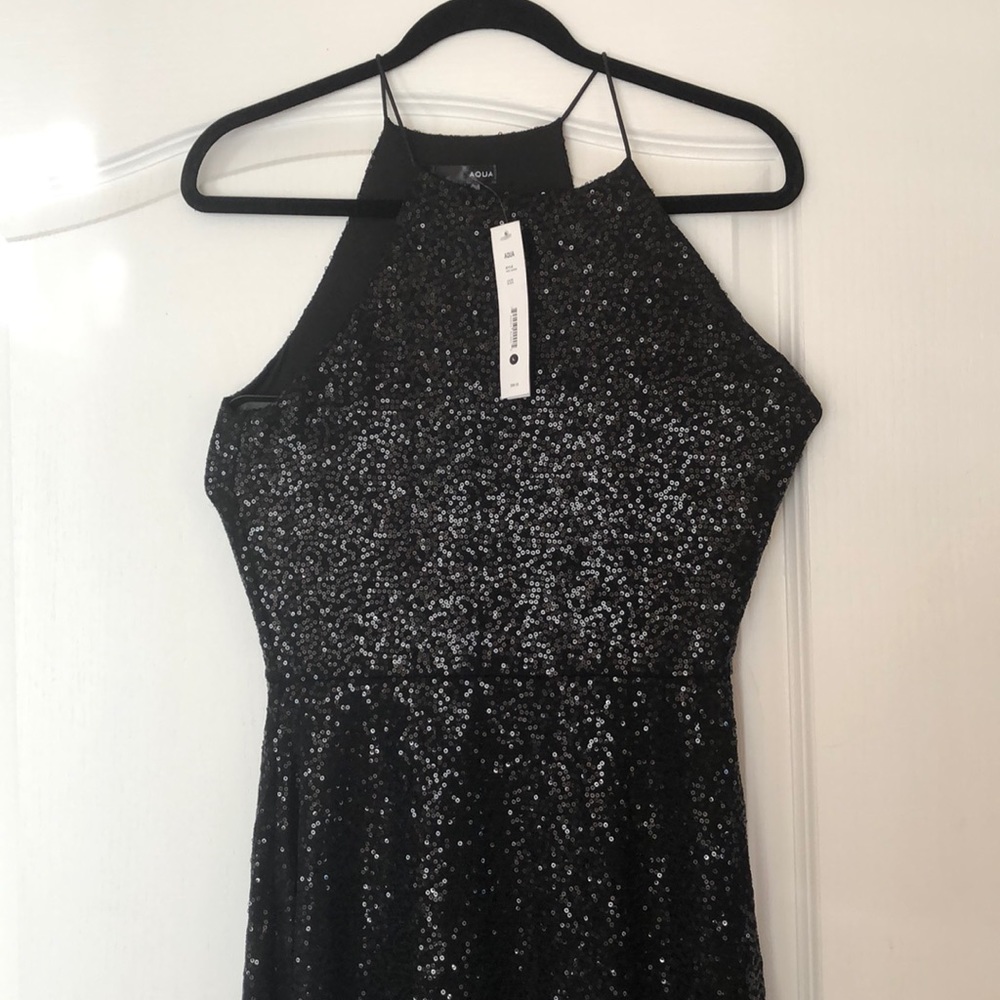 Black Bloomingdale's Exclusive Occasion Dress.